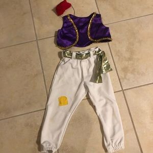 Custom homemade Aladdin Costume size 5/6